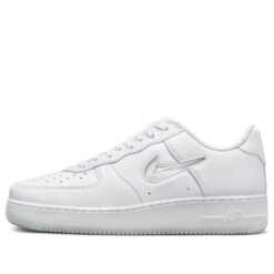 Nike Air Force 1 Low 07 Retro Color of the Month Jewel Swoosh Triple White