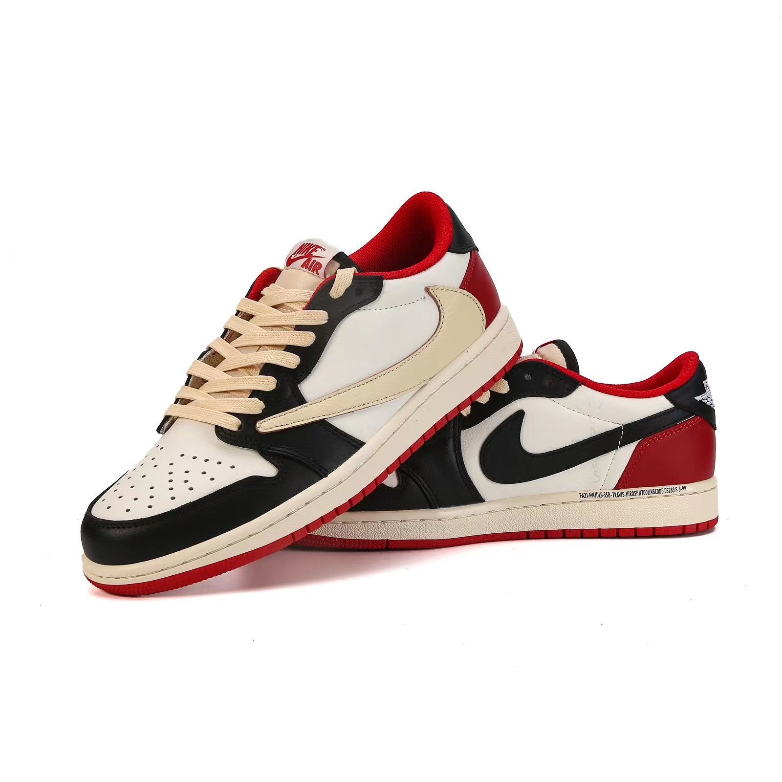 Air Jordan 1 Low x Travis Scott “Black Red”(Customized)
