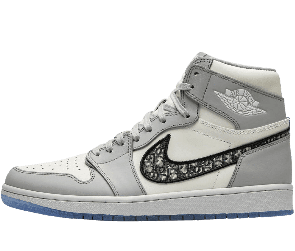 Dior x Air Jordan 1 High OG White Wolf Grey