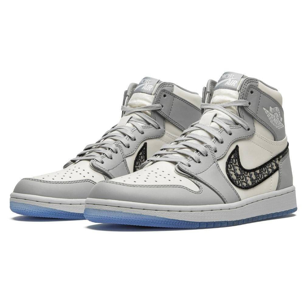 Dior x Air Jordan 1 High OG White Wolf Grey