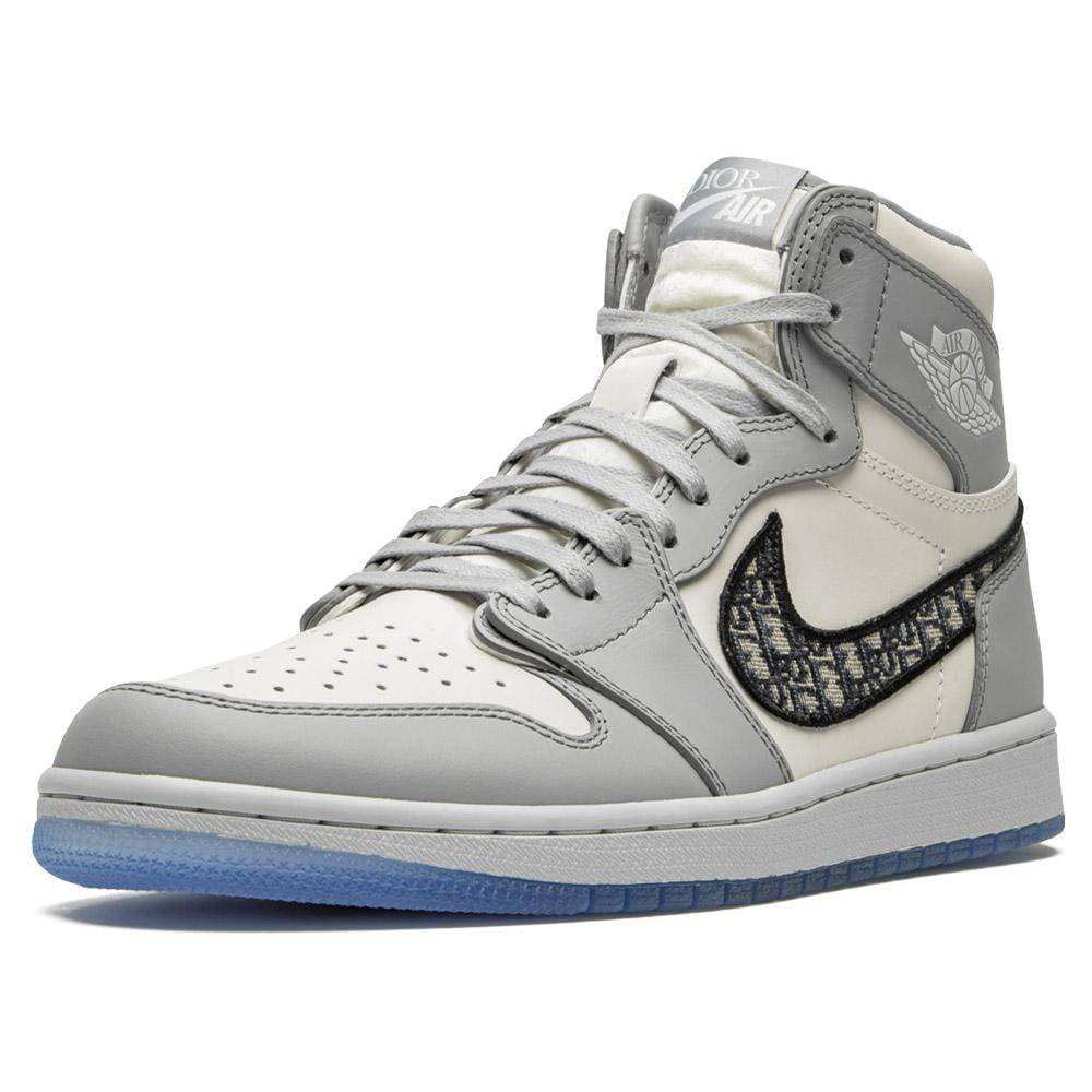 Dior x Air Jordan 1 High OG White Wolf Grey
