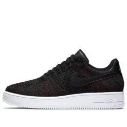 Nike Air Force 1 Low Flyknit Black Burgundy