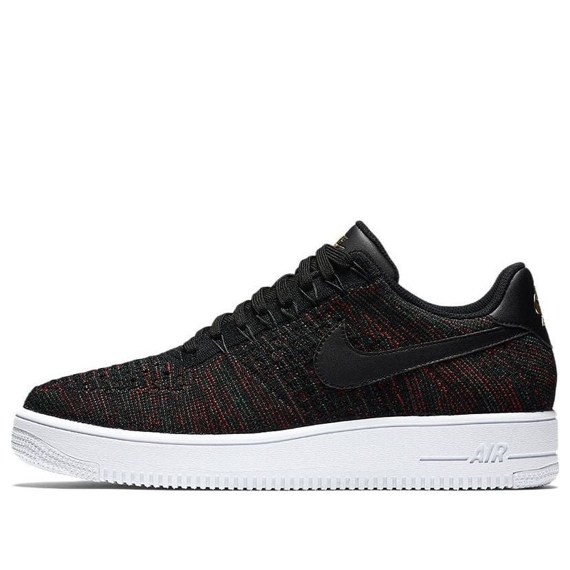 Nike Air Force 1 Low Flyknit Black Burgundy