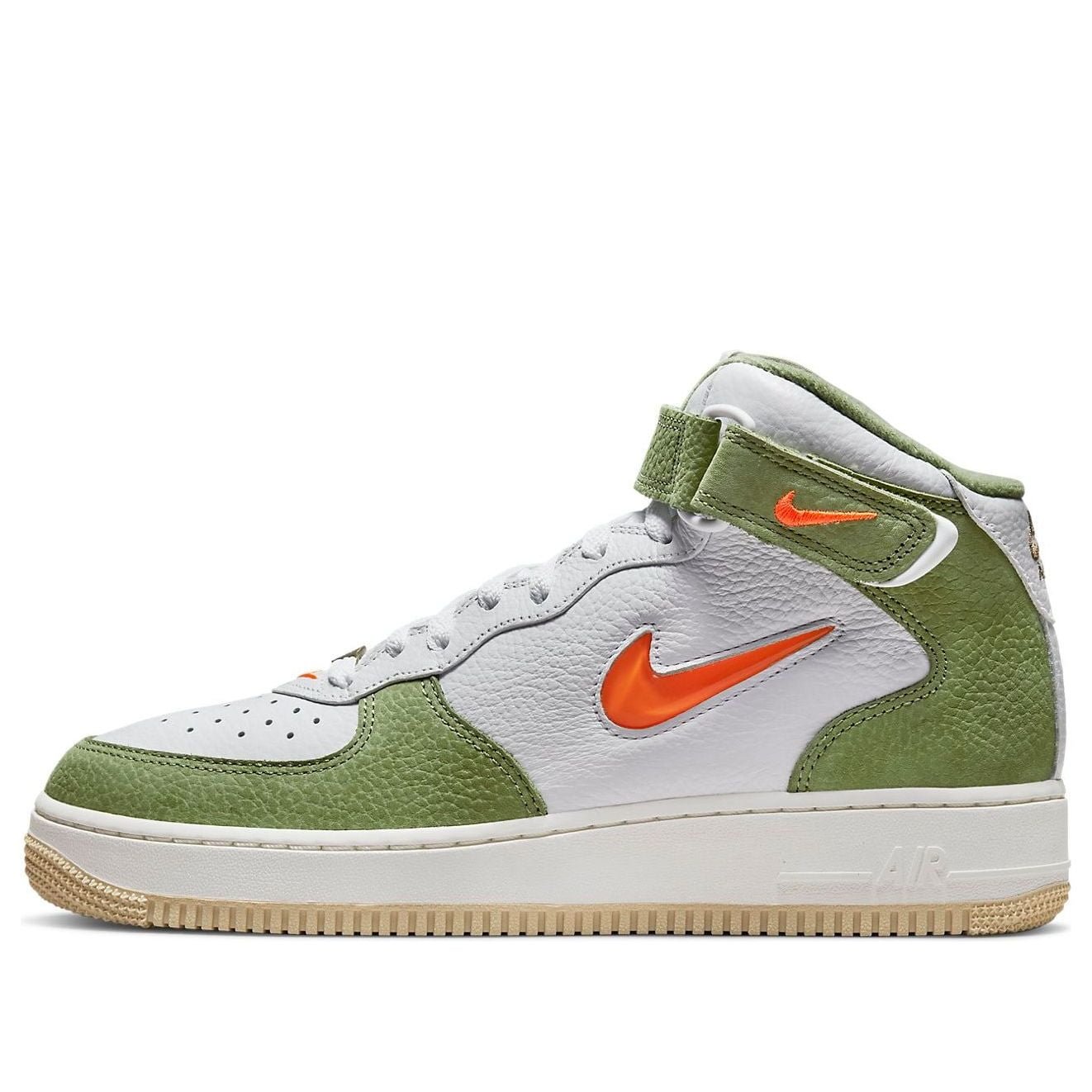 Nike Air Force 1 Mid QS Olive Green Total Orange