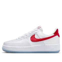 Nike Air Force 1 Low 07 Satin White Varsity Red