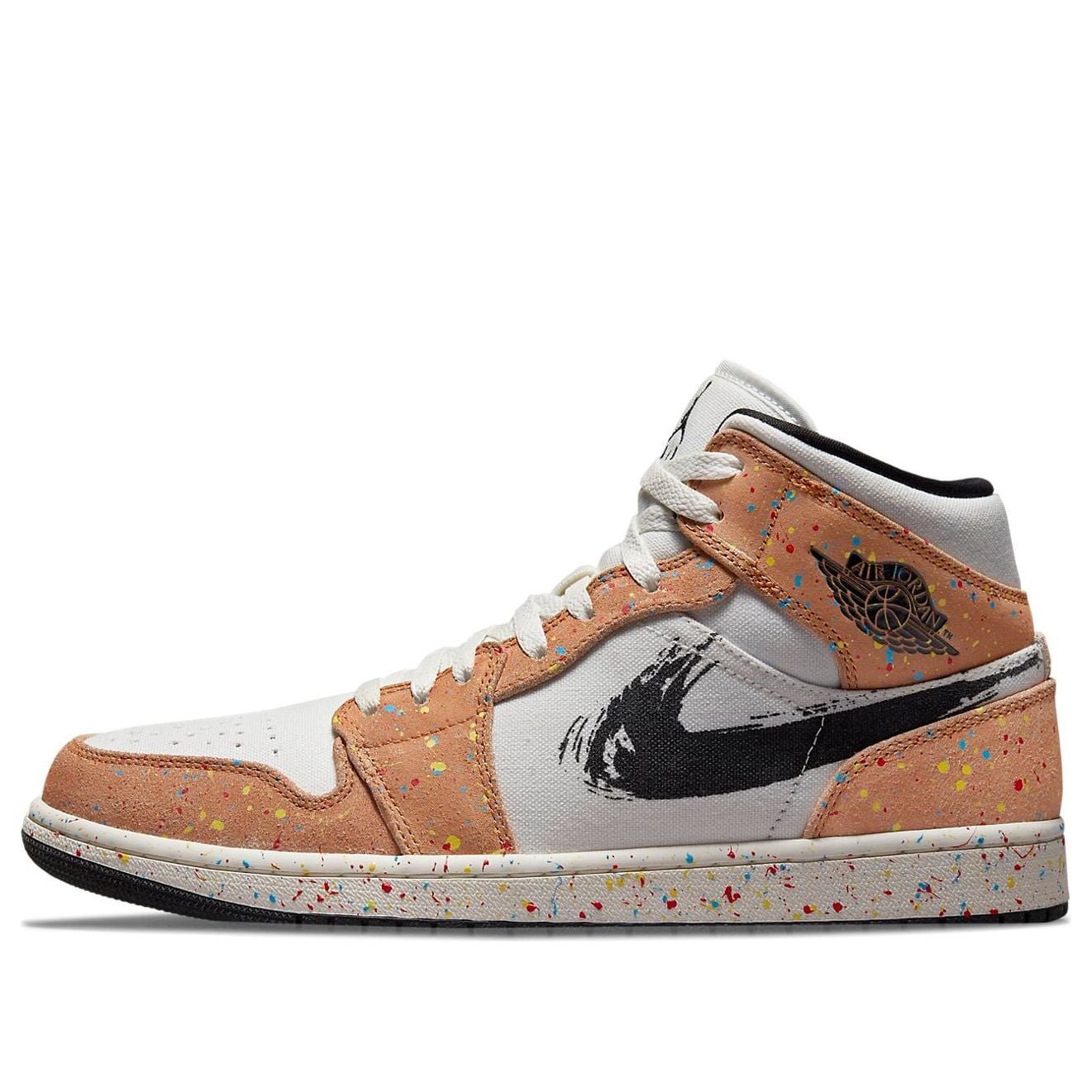 Air Jordan 1 Mid SE Brushstroke Paint Splatter