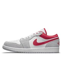Air Jordan 1 Low SE Light Smoke Grey Gym Red