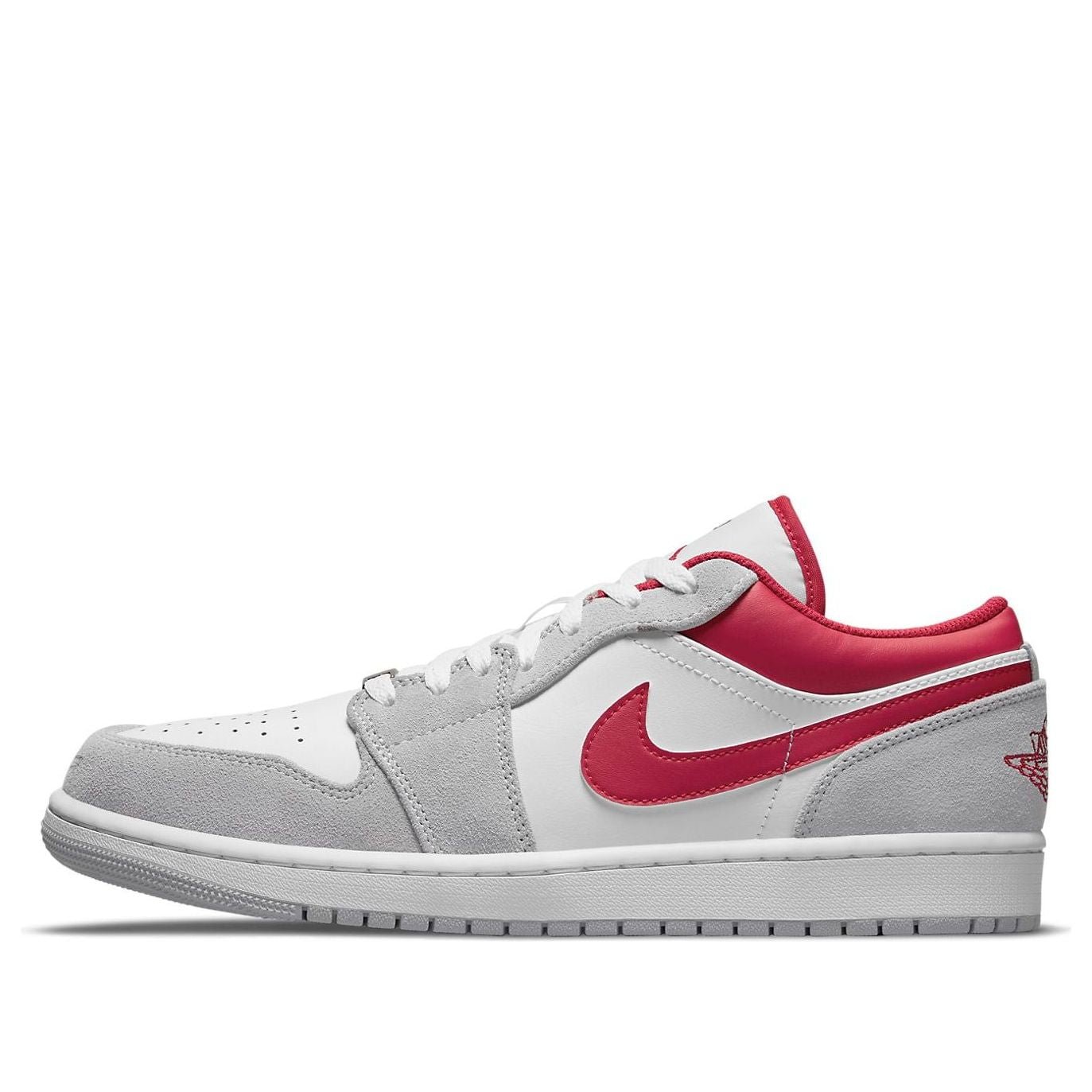 Air Jordan 1 Low SE Light Smoke Grey Gym Red