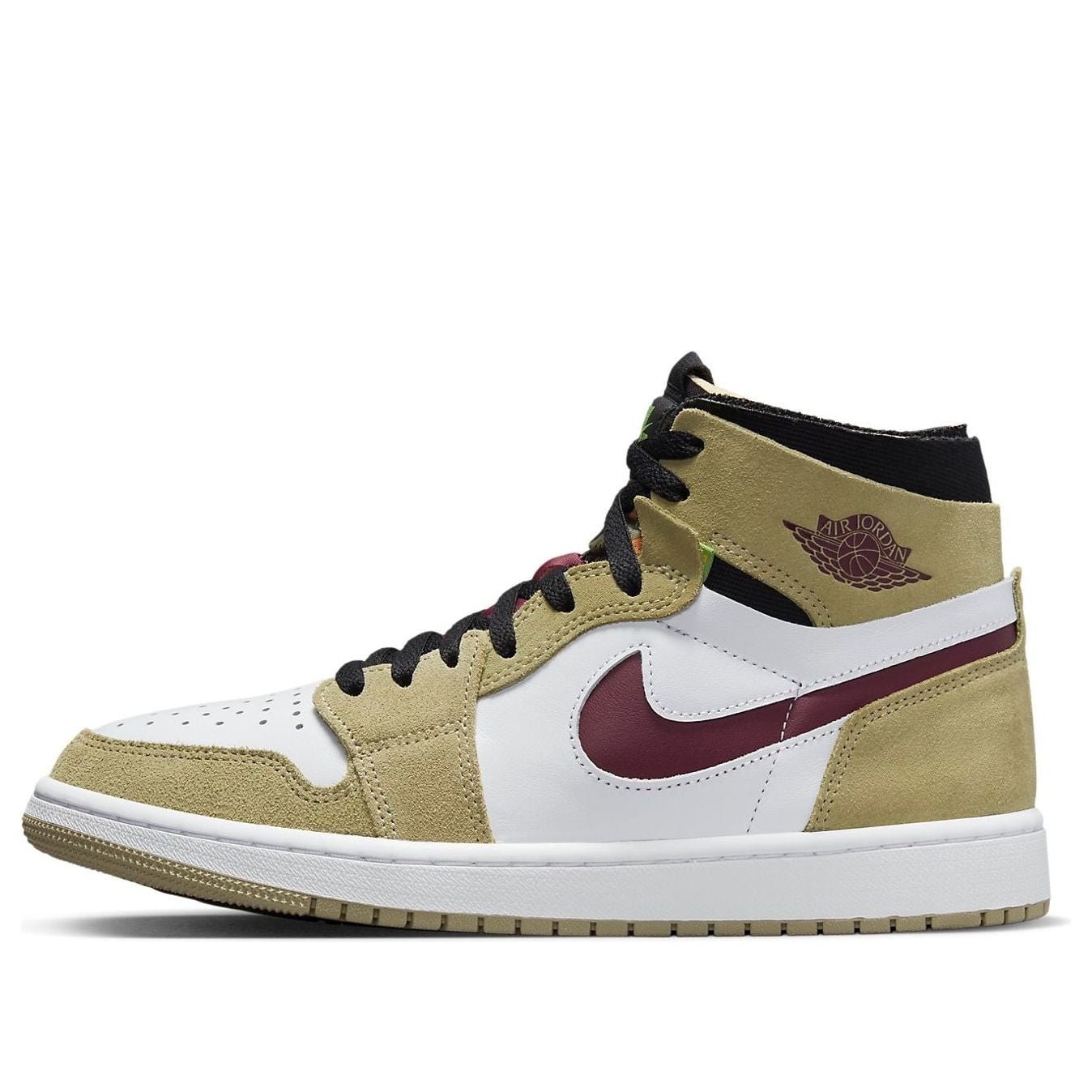 Air Jordan 1 Zoom Comfort Neutral Olive Cherrywood