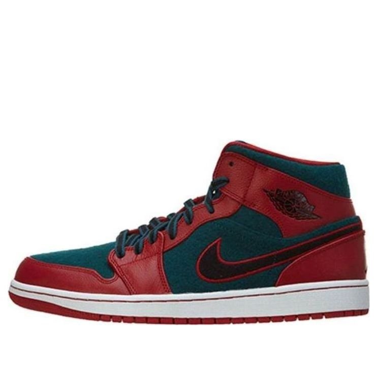 Air Jordan 1 Mid Gym Red Dark Sea