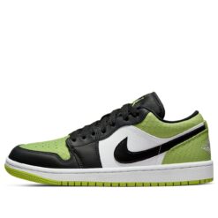 Air Jordan 1 Low SE Vivid Green Snakeskin