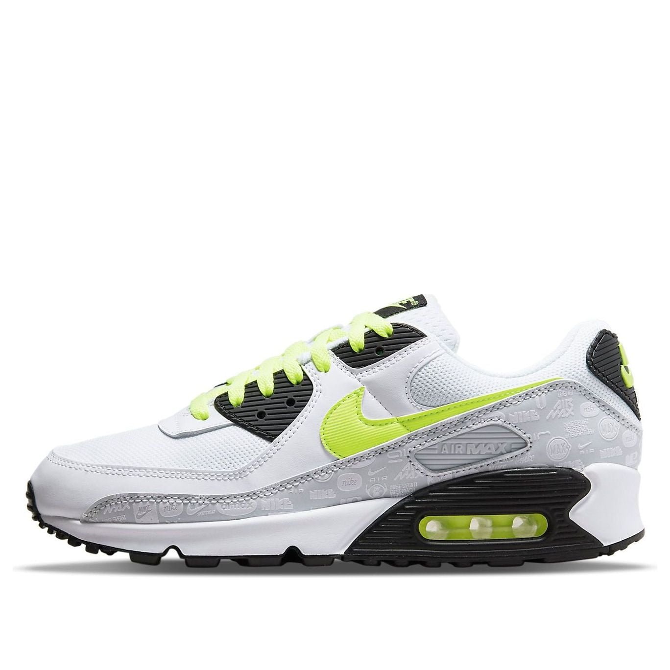 Nike Air Max 90 Reflective Logo White Volt