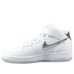 Nike Air Force 1 Mid 07 White Silver