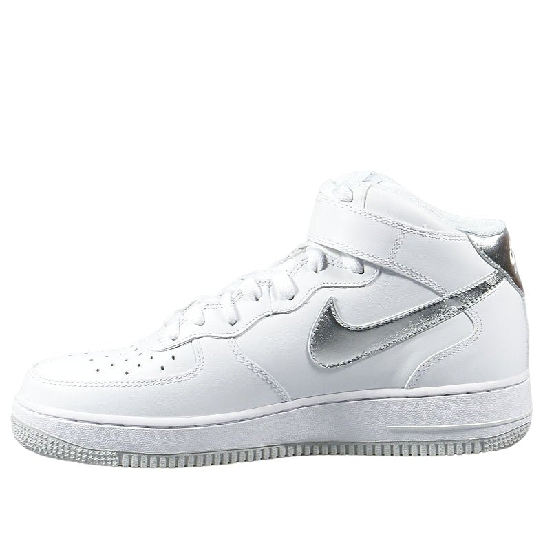 Nike Air Force 1 Mid 07 White Silver