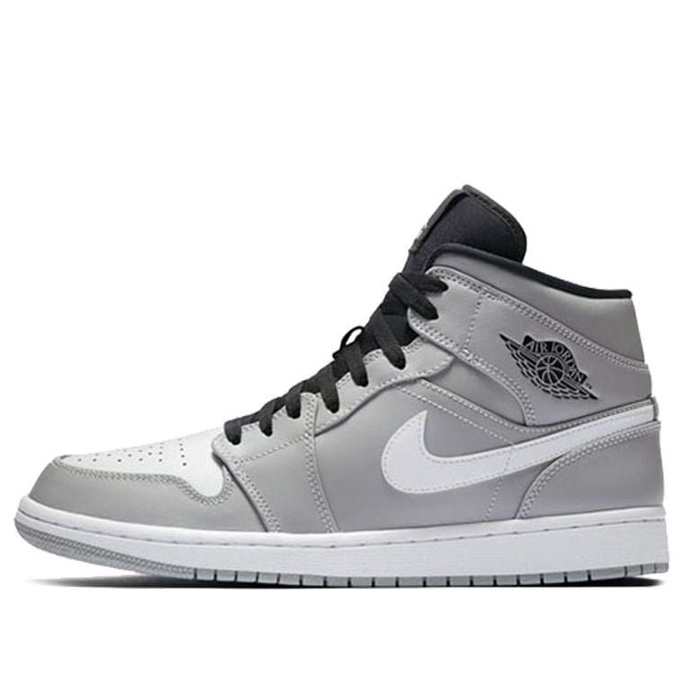 Air Jordan 1 Mid Wolf Grey Black White