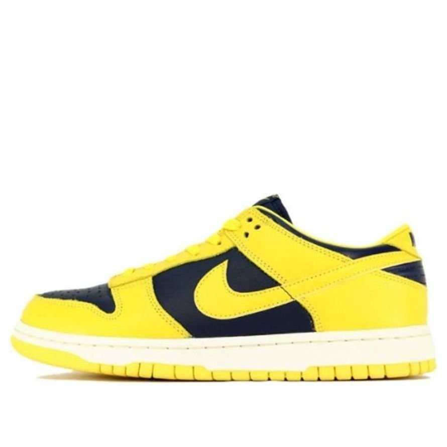 Nike Dunk Low Yellow Navy