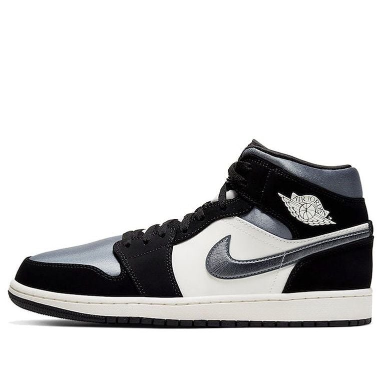 Air Jordan 1 Mid SE Satin Smoke Grey