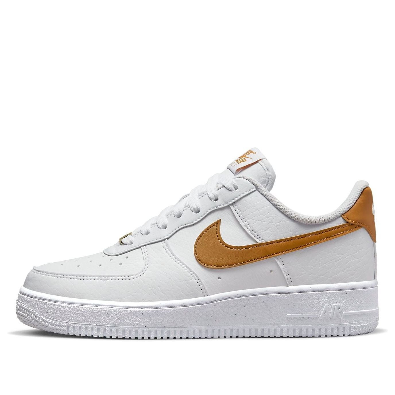 Nike Air Force 1 Low 07 Next Nature White Gold Suede