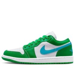 Air Jordan 1 Low Lucky Green Aquatone