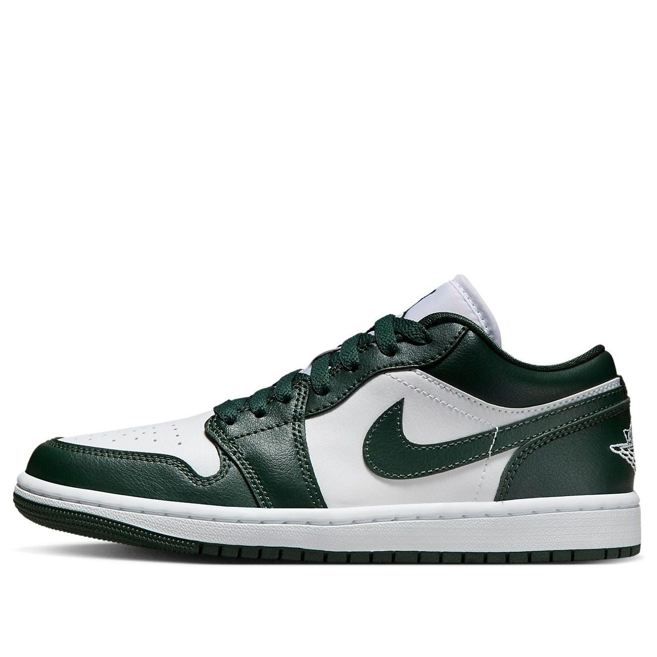 Air Jordan 1 Low White Galactic Jade
