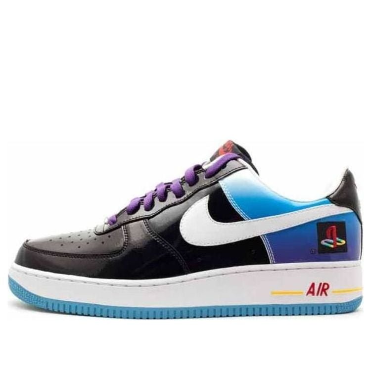 Nike Air Force 1 Low Playstation Black White Purple C1FT