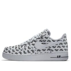 Nike Air Force 1 Low 07 QS All Over Logo White