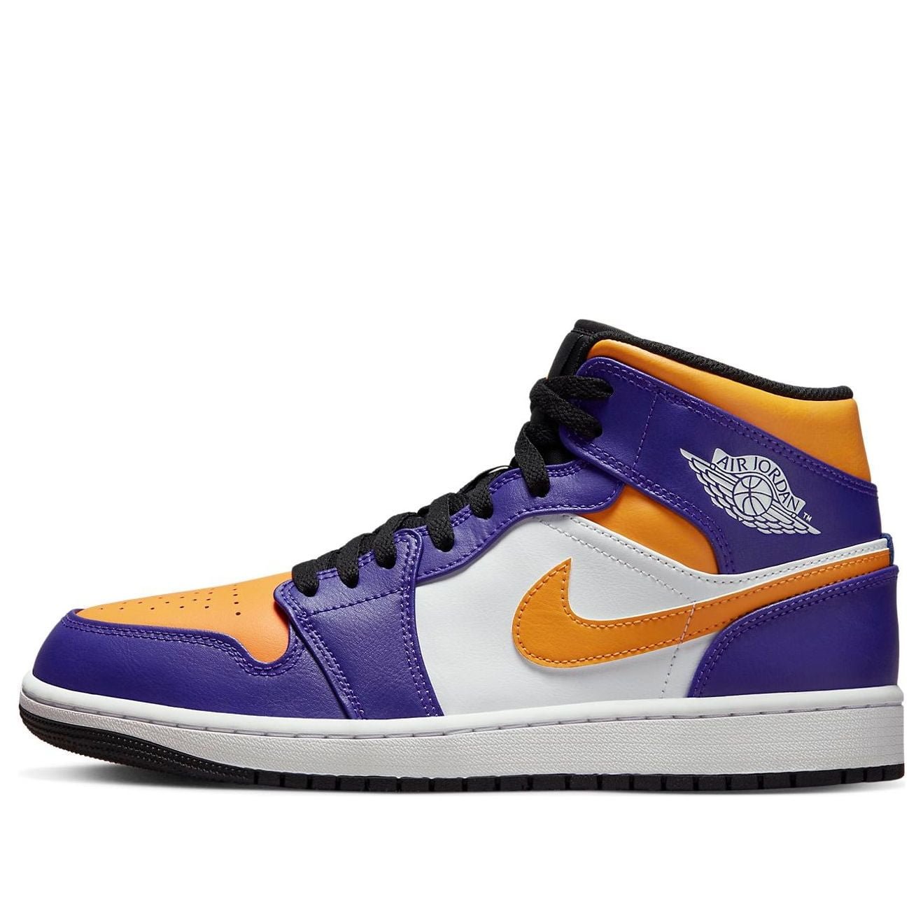 Air Jordan 1 Mid Lakers Purple