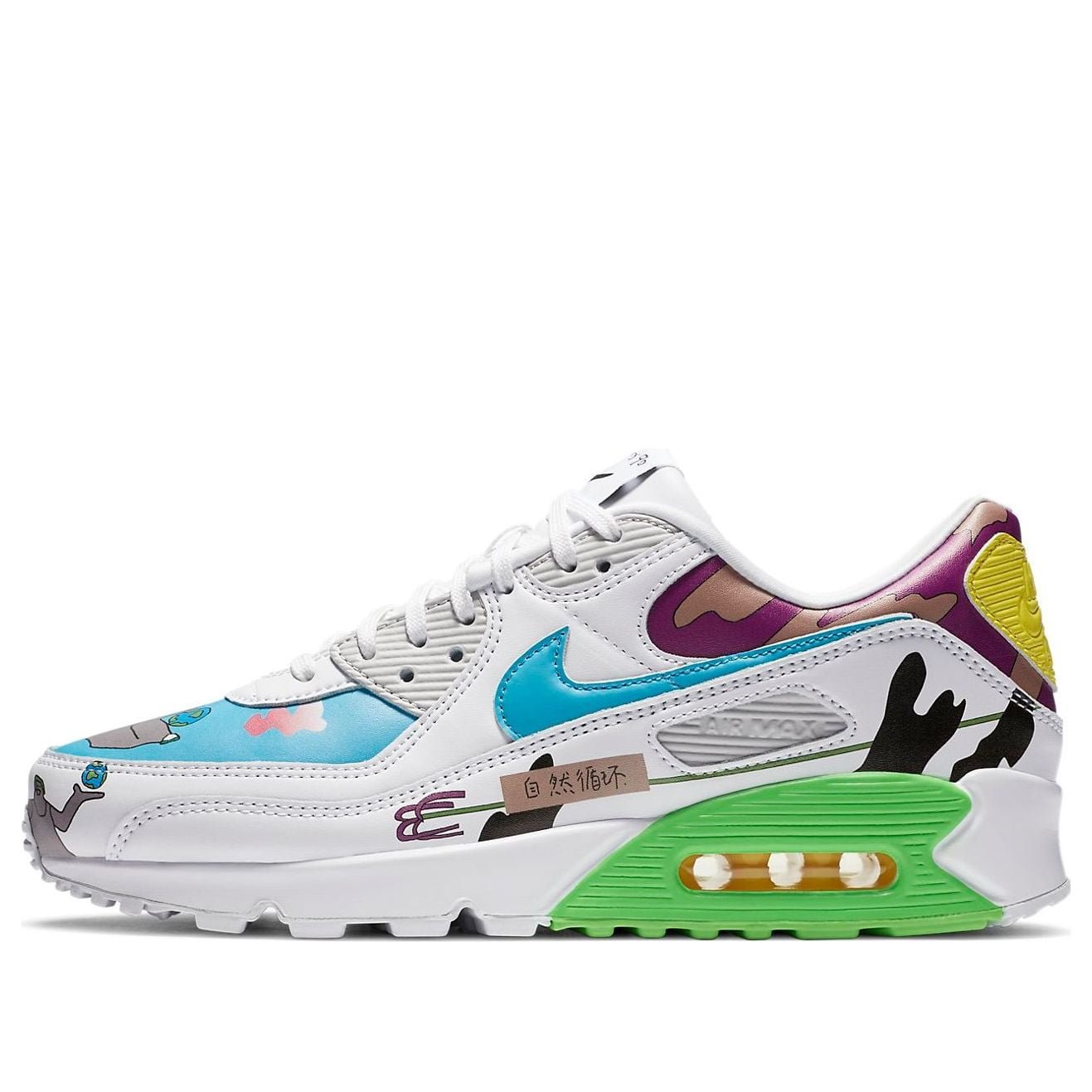 Nike x Nike Air Max 90 Flyleather Bluewhite