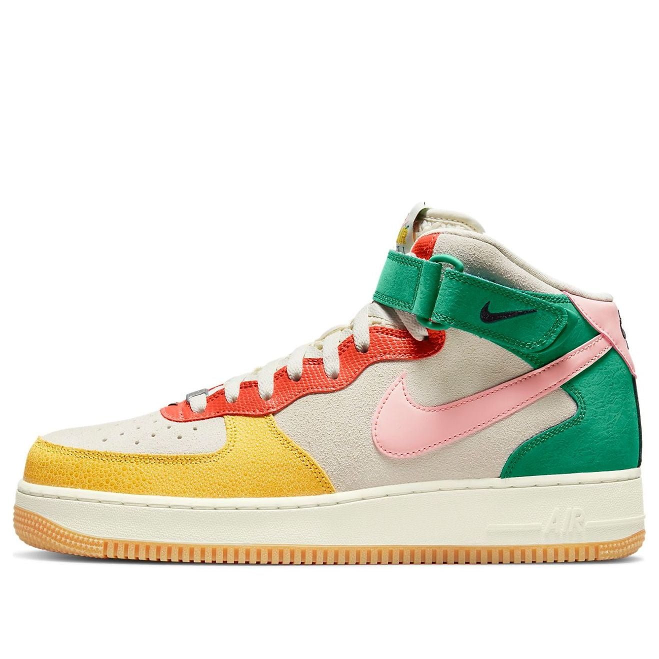 Nike Air Force 1 Mid Vivid Sulfur Rush Orange