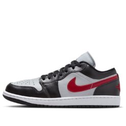 Air Jordan 1 Low Wolf Grey Gym Red