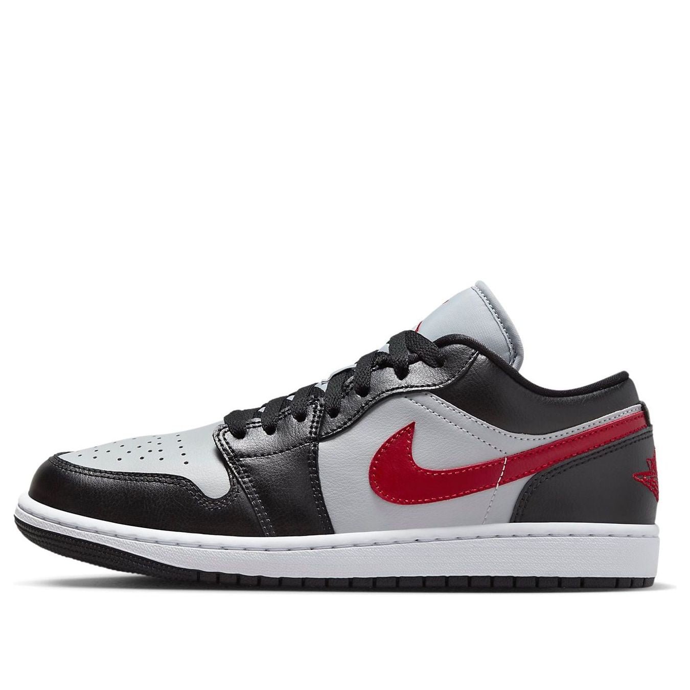 Air Jordan 1 Low Wolf Grey Gym Red