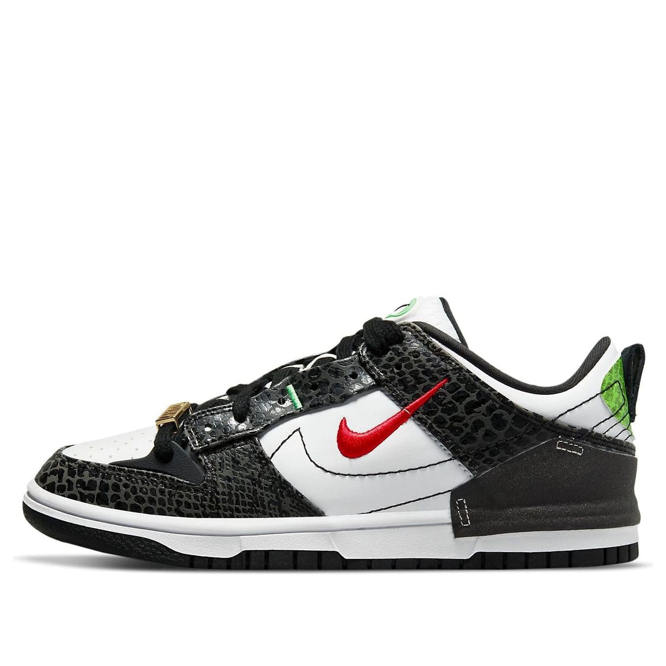 Nike Dunk Low Disrupt 2 Just Do It Black Snakeskin