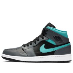 Air Jordan 1 Mid Grey Aqua