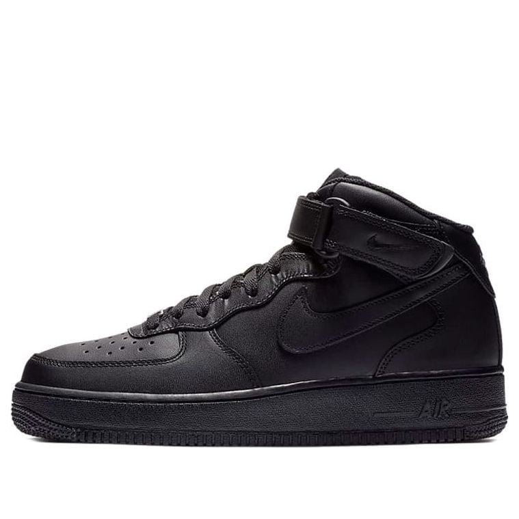 Nike Air Force 1 Mid 07 Triple Black 2016