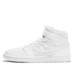 Air Jordan 1 Mid SE White Quilted