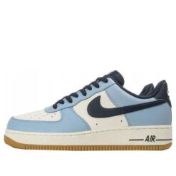 Nike Air Force 1 Low Blue Cap Gum