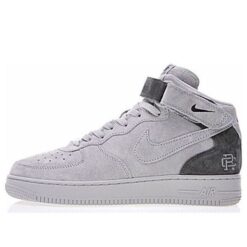 Nike Reigning Champ x Nike Air Force 1 Mid Grey Black