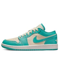 Air Jordan 1 Low Tropical Teal Sandy Beige