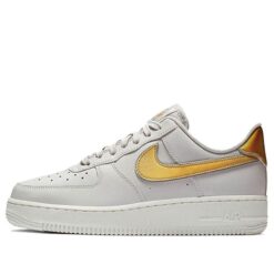 Nike Air Force 1 Low Metallic Platinum Metallic Gold