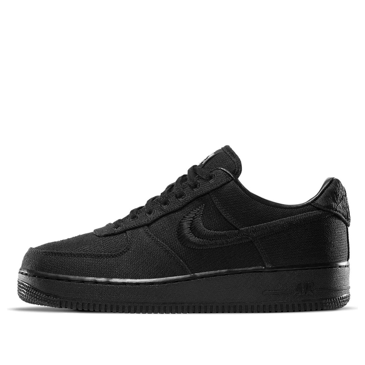 Nike Stussy x Air Force 1 Low Triple Black