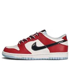 Nike Dunk Low White Mid NavyDeep Red