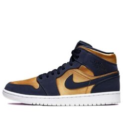 Air Jordan 1 Mid SE Premium Stain Gold