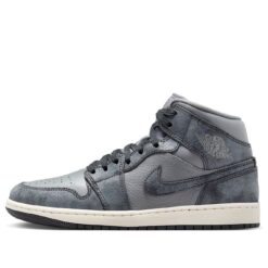 Air Jordan 1 Mid Distressed Smoke Grey