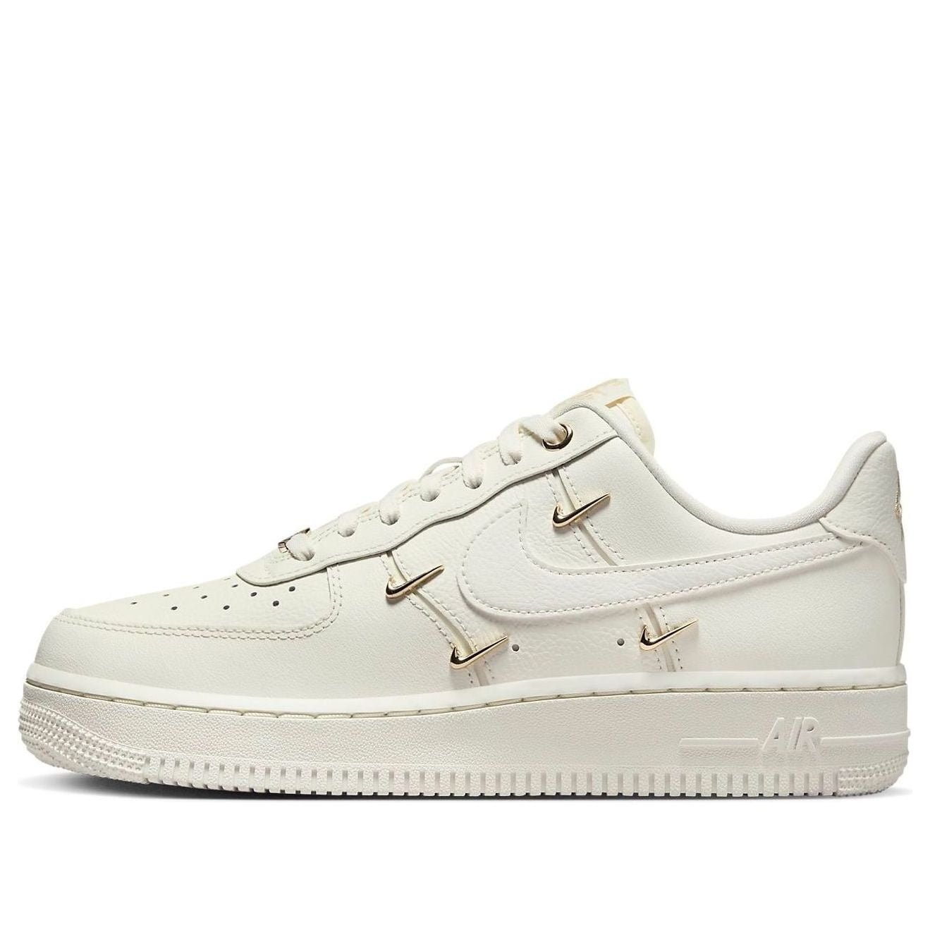 Nike Air Force 1 Low White Mini Gold Swooshes