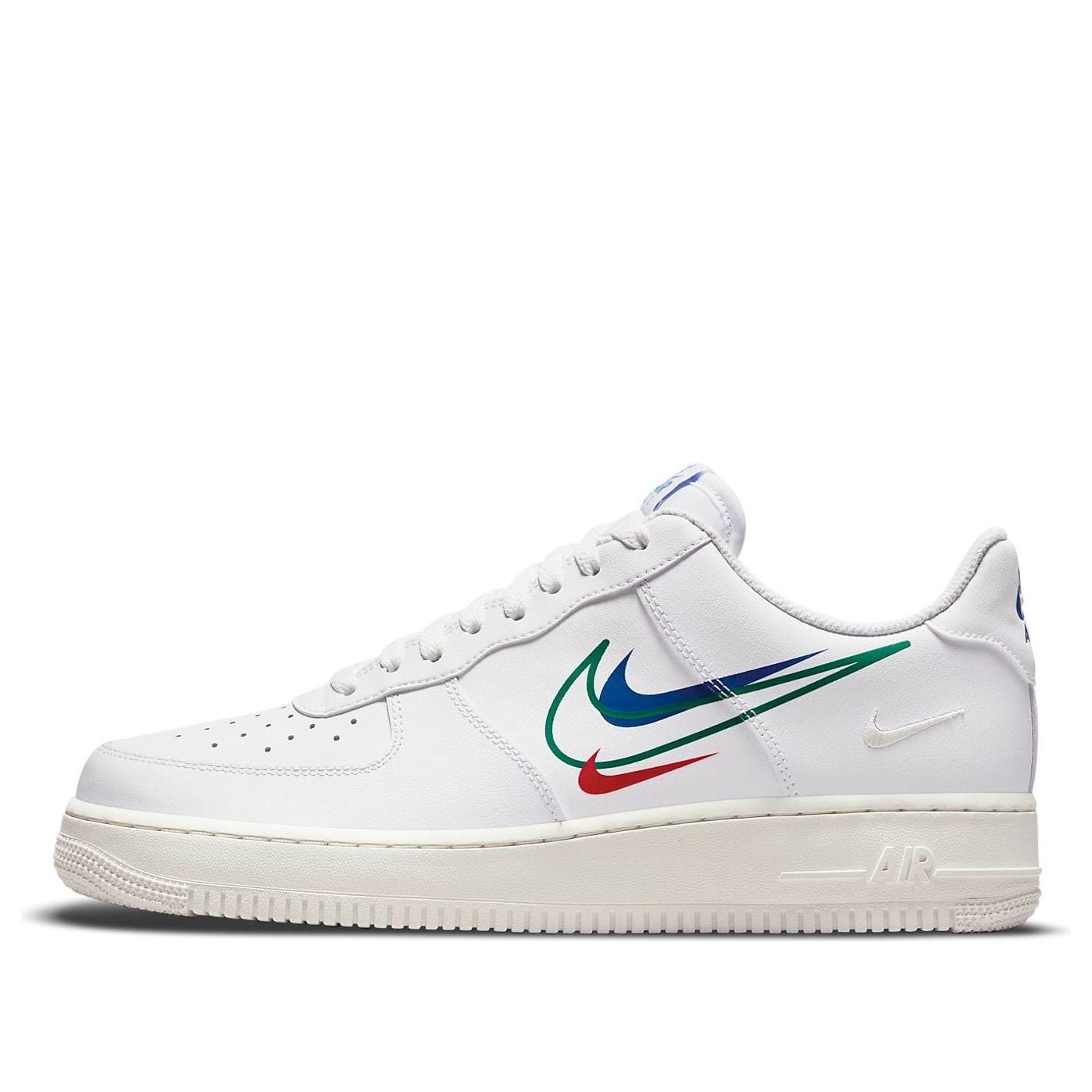 Nike Air Force 1 Low MultiSwoosh Blue Red