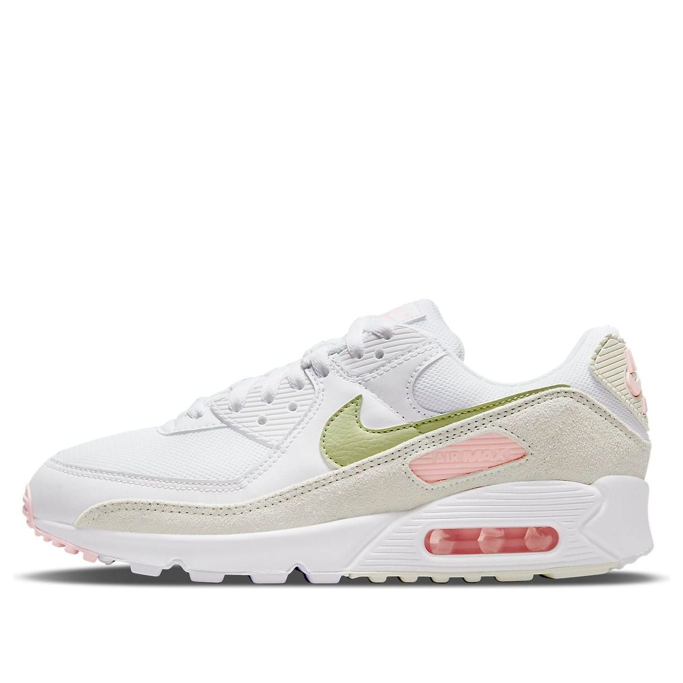 Nike Air Max 90 White Light Olive Pink
