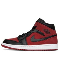 Air Jordan 1 Mid Reverse Banned Gym Red Black