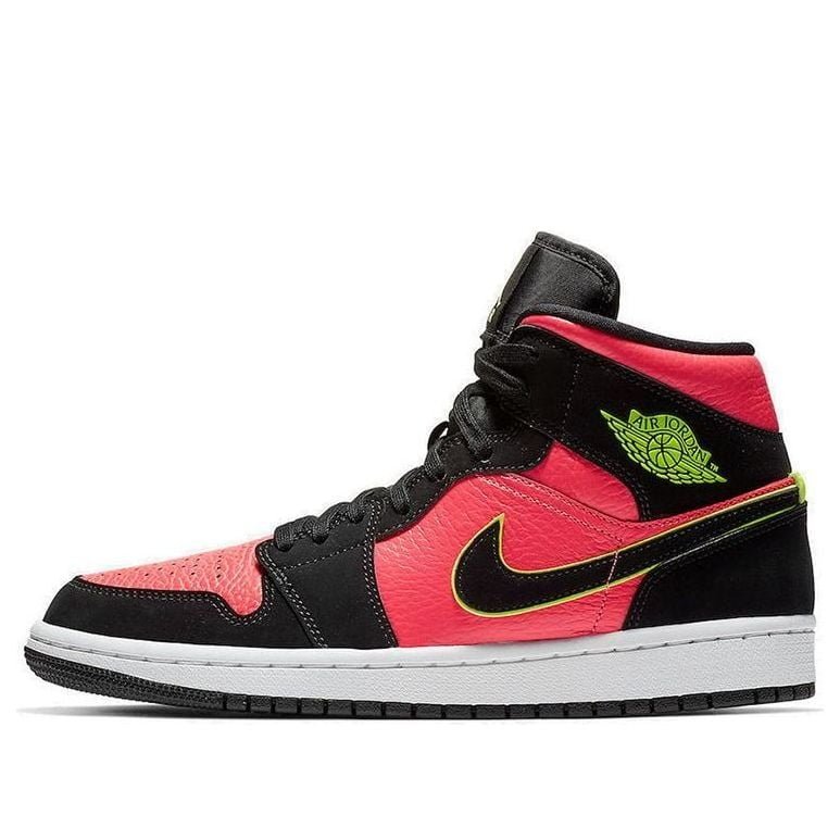 Air Jordan 1 Retro Mid Hot Punch Volt