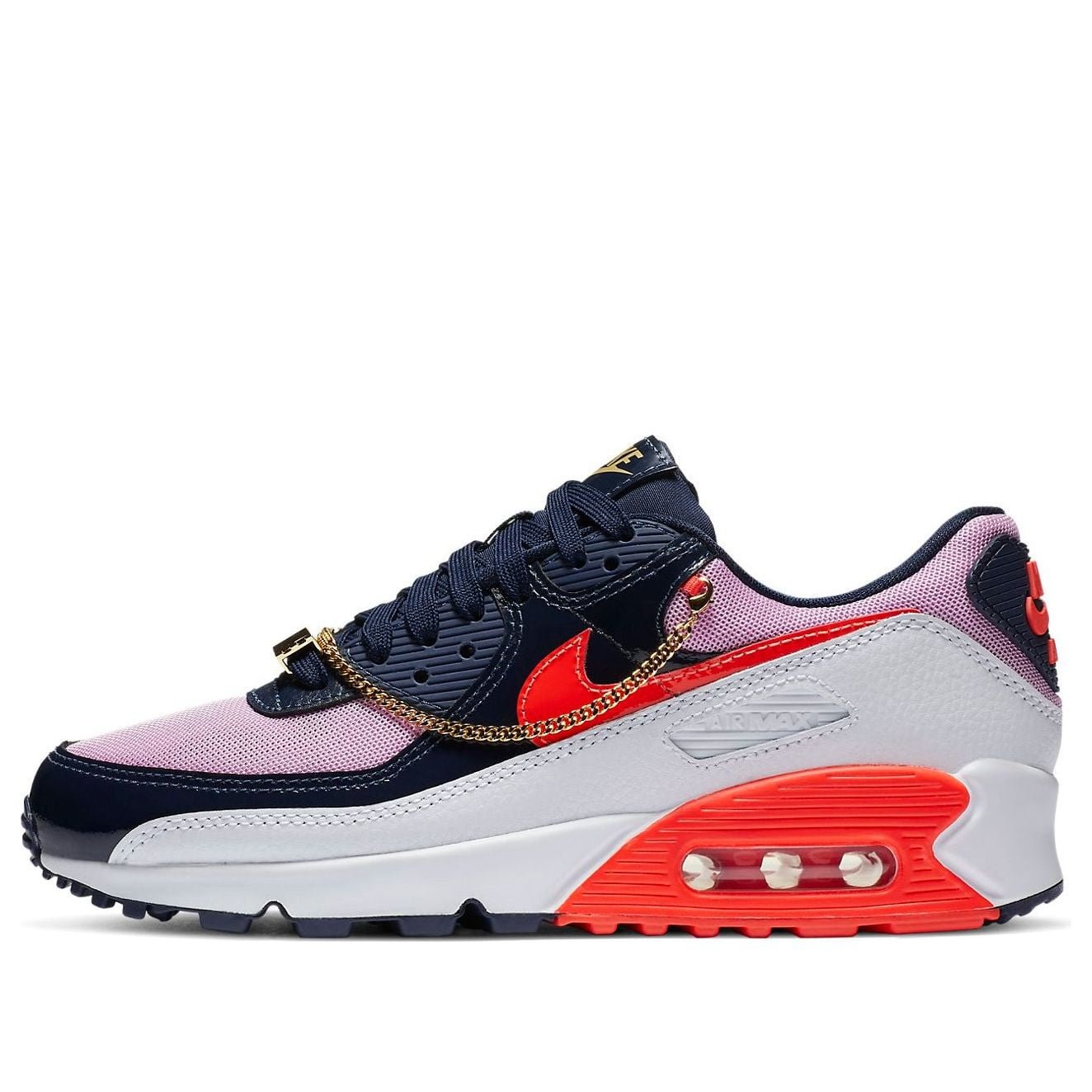 Nike Air Max 90 Cuban Link Navy Pink