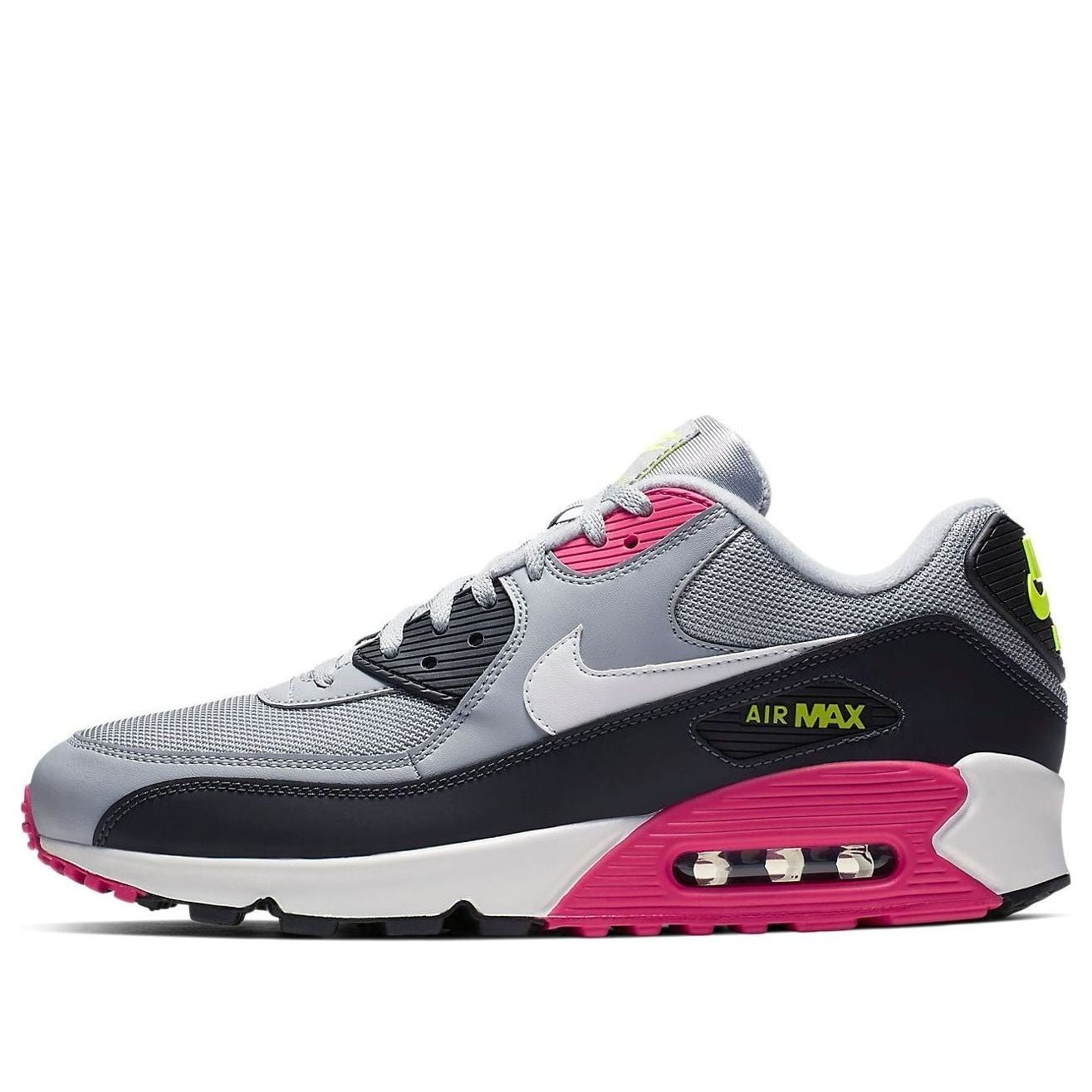 Nike Air Max 90 Essential Wolf Grey Rush Pink
